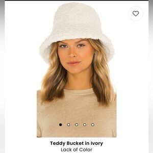 Lack of Color Teddy Sherpa bucket hat